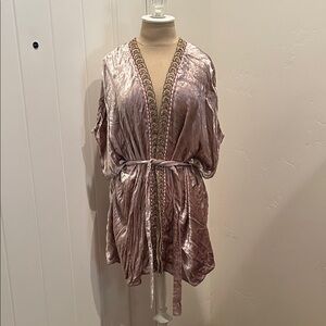 Blink London Beaded Top with Tie Belt